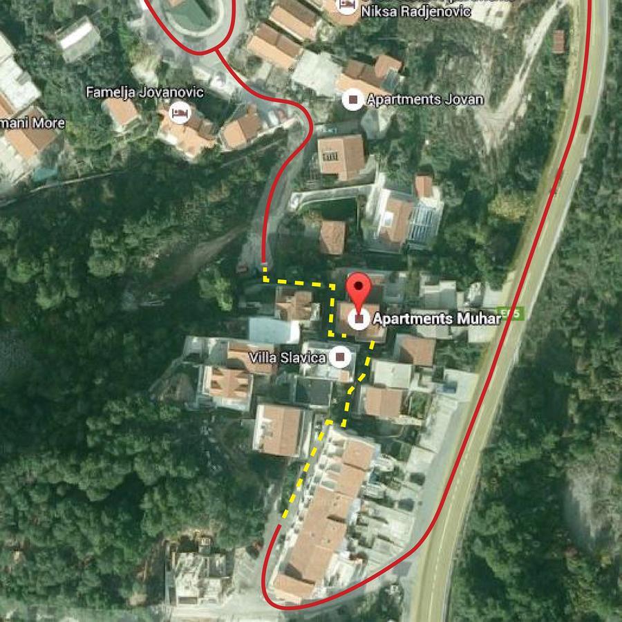 Apartments Muhar Sveti Stefan Εξωτερικό φωτογραφία
